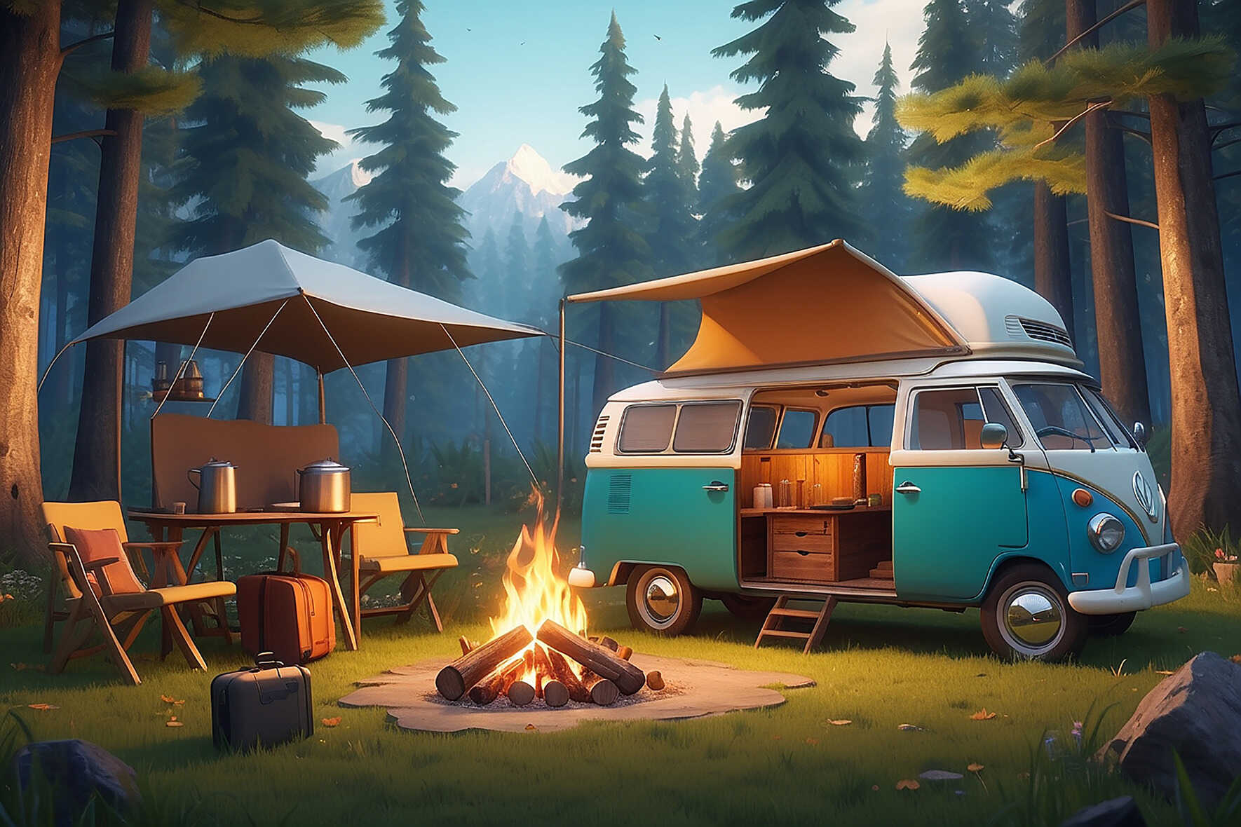 Serunya Wisata Karavan! Bisa Kemping di Lokasi-lokasi Terindah